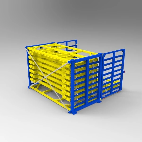 8 Level Sheet Metal Rack